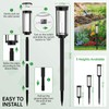 BITPOTT Solar Outdoor Lights Pathway, 6 Pack Pathway Lights Solar