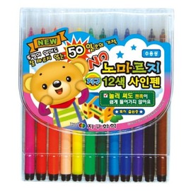 Nomarji Sign Pen 12 Colors Jigu Chemical / 노마르지싸인펜 12색 지구화학