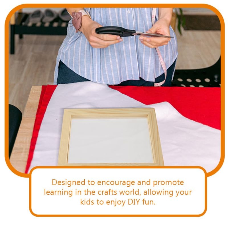 Operitacx 2 Pack Paper Making Screen Kit, Mold and Deckle