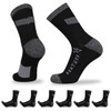Heatuff - Calcetines deportivos para hombre, 6 unidades, para senderismo,