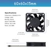 GDSTIME 5V USB Fan 60mm Mini Fan, 2 Pack 60mm