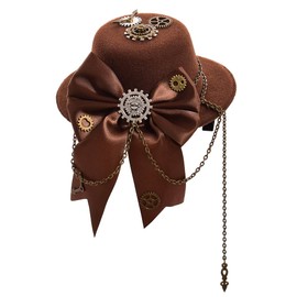 GRACEART Steampunk Hut Frauen Topper Kopfbedeckungen (D)