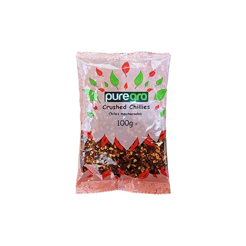 Puregro Crushed Chillies 100g