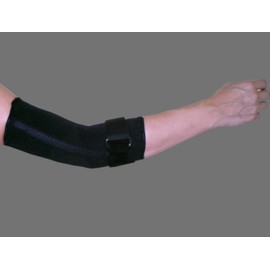 Alpha Medical Spiral Stay Elbow Brace with Tennis Elbow Strap (Small)