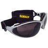 DeWalt DPG95-2C Framework Safety Glasses with Foam Lined Frame, Smoke