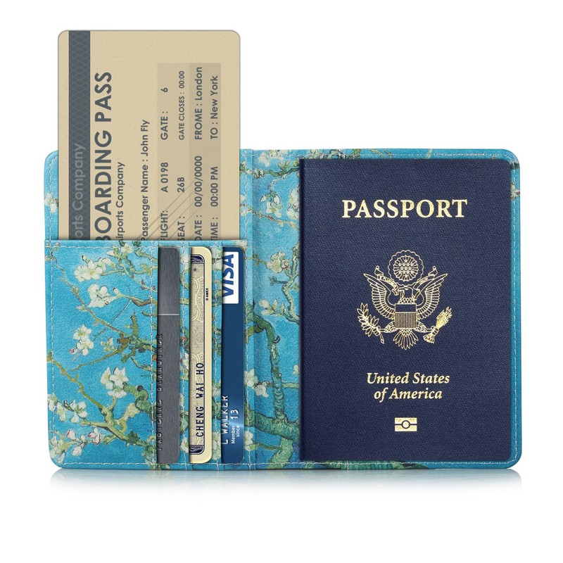 HEISHAYU Passport Holder, Z-flowers, Contemporary