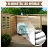 Mdkave Louver Hardware Kit Metal,Heavy Duty Complete Set for Louver