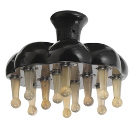 FOMIYES Ox Horn Scalp Massager Combs, Resin Scalp Massage Comb Smoothing Shampoo Brush Scalp Care Comb for Massage