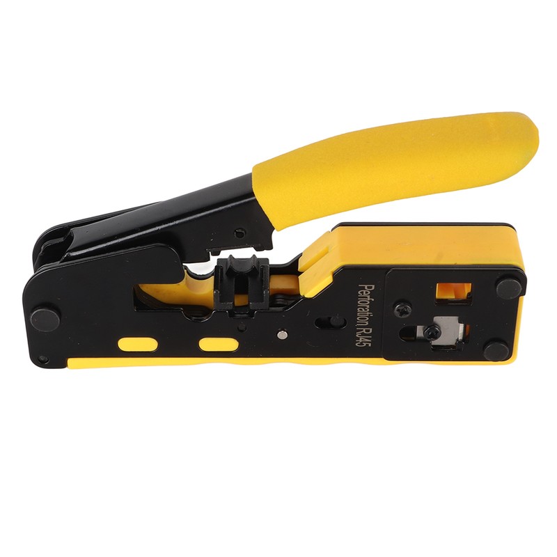Ethernet Crimping Tool Adjustable Mode Anti Slip Texture Safety Lock
