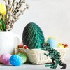 3D Printed Dragon Egg Mysterious Dragon Toy Realistic Movable Dragon