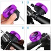MZELQ Bicycle Bell Cute Clear Sound Adjustable Size Aluminum Bike