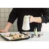Zero Japan BRM-50 WH Oil Pot, White, Approx. Diameter 3.9