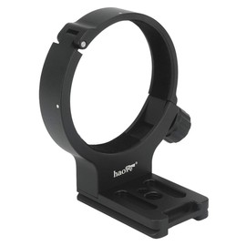 Haoge LMR-C100 Lens Collar Foot Bracket Tripod Mount Ring D for Canon EF 100mm f/2.8L Macro IS USM Lens Built-in Arca Swiss Type Quick Release Plate Black
