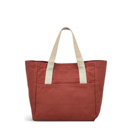 RADLEY London Hide And Seek Dog - Small Open Top Crook Canvas Tote Bag (COPPER PINK)