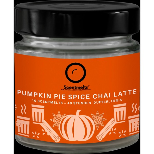 Scentmelts Pumpkin Pie Spice Chai Latte Scented Wax, 10 Pcs