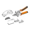 LA ZINNIA Ratchet Miter Shears Kit, Multi Angle Miter Cutter