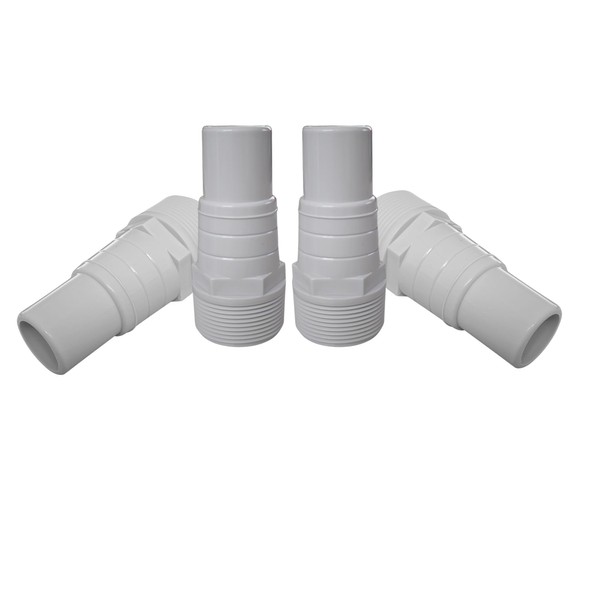 MediMuc Pack of 4 Pool Hose Connectors, Hose Nozzle, Pump
