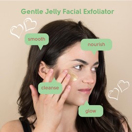 Face Facts Beruhigendes Kokosnuss-Gesichtspeeling, 60 ml, mit Walnussschalenpulver, wiederverwendbarer/wiederverschließbarer Beutel