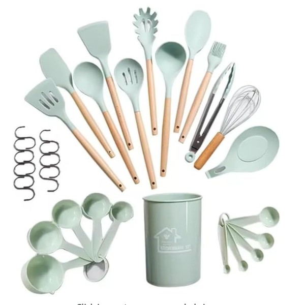Set kitchen Utensils 33 pcs Silicone Cooking Utensils Set Kitchen