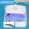 Kit De 200g Resina Uv Transparente Antihuella Con Luz