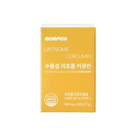 1 box of Mompick Water-Soluble Liposomal Curcumin Turmeric Powder Supplement / 맘픽 수용성 리포좀 커큐민 강황 가루 영양제 1박스