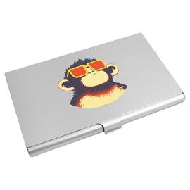 Azeeda 'Monkey Wearing Sunglasses ' Business Card Holder/Credit Card Wallet (CH00047422)