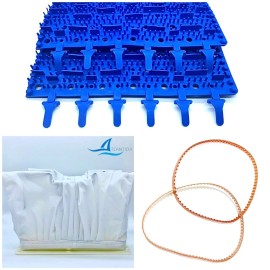 Atlantida & Aquabot Aquabot Parts,Filter Bag Replacement 8111,Drive Belt A3302PK AB  Brush SP3002B