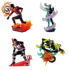 Petit Lama Series Kamen Rider Legend Rider Memories (Box), Approx. 3.0 inches (75 mm), PVC Pre-painted Complete Figure