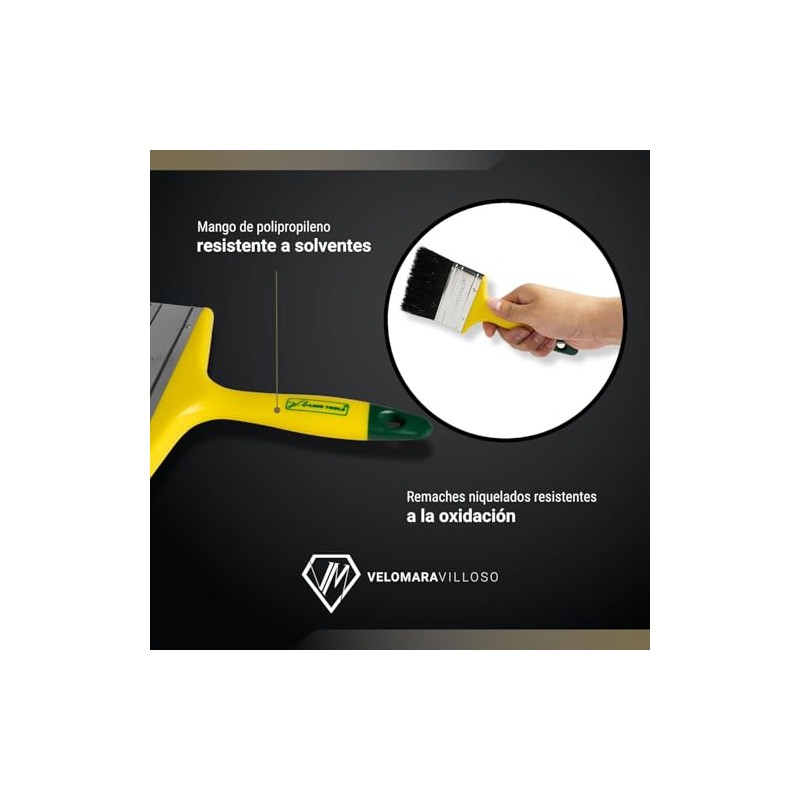 LION TOOLS - Brocha para Pintar Profesional Cerda Natural 3