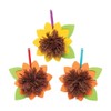 Baker Ross 3 Pcs DIY Sunflower Craft Kit FE194