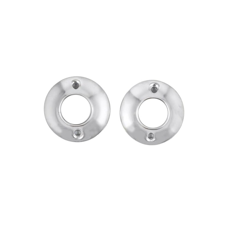 Stone Harbor Hardware Flanges for Economy Shower Rod, Exposed Screws,