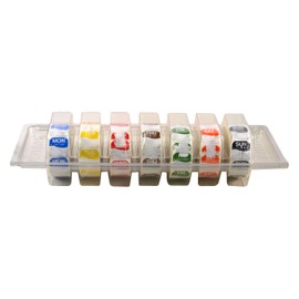 DayMark Safety Systems Day of The Week 1" Octagon Removable Labels, Monday-Sunday, Label Dispenser Included (7,000 Labels)