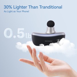 KingPavonini Mini Massage Gun with All-in-One Storage Case, Pocket-Sized Small Massage Gun Deep Tissue, 0.5 lbs Portable Percussion Massager for Travel, Gym, Gift for Women Men