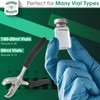 Dual Action Decapper Pliers for Decapping Crimped Vials and Bottles