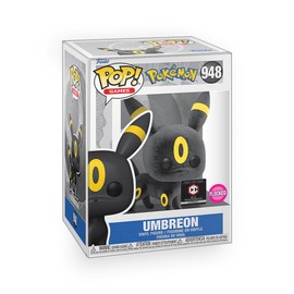 Funko Pop! Games: Pokemon - Umbreon (Flocked) Limited Edition Exclusive Vinyl Figure Collectibles Bundled with Box Protector