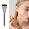 2 Pcs Flat Foundation Brush,Super Flat Top Thin Traceless Foundation
