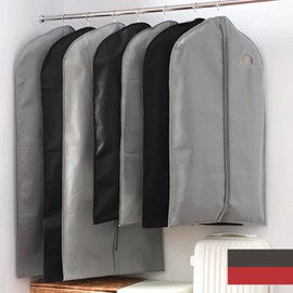 2pcs Suit Travel Bags for Men, Non Woven Fabrics Garment Bag Storage Bags for Clothes Dry Cleaning Bag Hanging Garment Bag Clothes Storage Bag for T-Shirt, Jacket, Suits, Coats