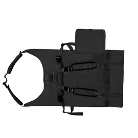 Airplane Toddler Bed, Baby Airplane Bed, Baby Travel Essentials for Flying, Flight Seat Extender, Black