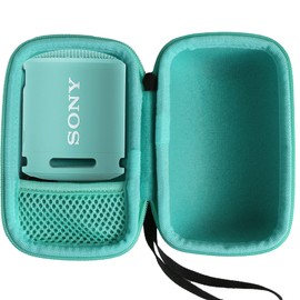 Khanka Hart Tragetasche Case für Sony SRS-XB13 Bluetooth Lautsprecher Tragbar Kabellos Speaker, Nur Tasche (Türkis)