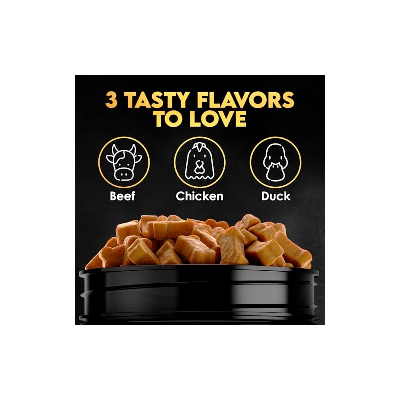 11-in-1 Muscle Gain Chews - Weight Gain Supplements for Dogs