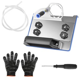 Angle Grinder Stand for Tiles 45° Chamfer Cutting 100 Type Angle Grinder Stand 45° Chamfering Tool Cutting Holder with Hose Gloves Angle Grinder Accessories for Cutting Ceramic Stone