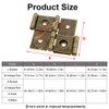 6Pcs Small Furniture Folding Screen Hinges, Folding Flap Hinges Retro