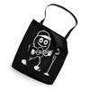 Funny stick figure playing guitar: cool musician motif Tote Bag