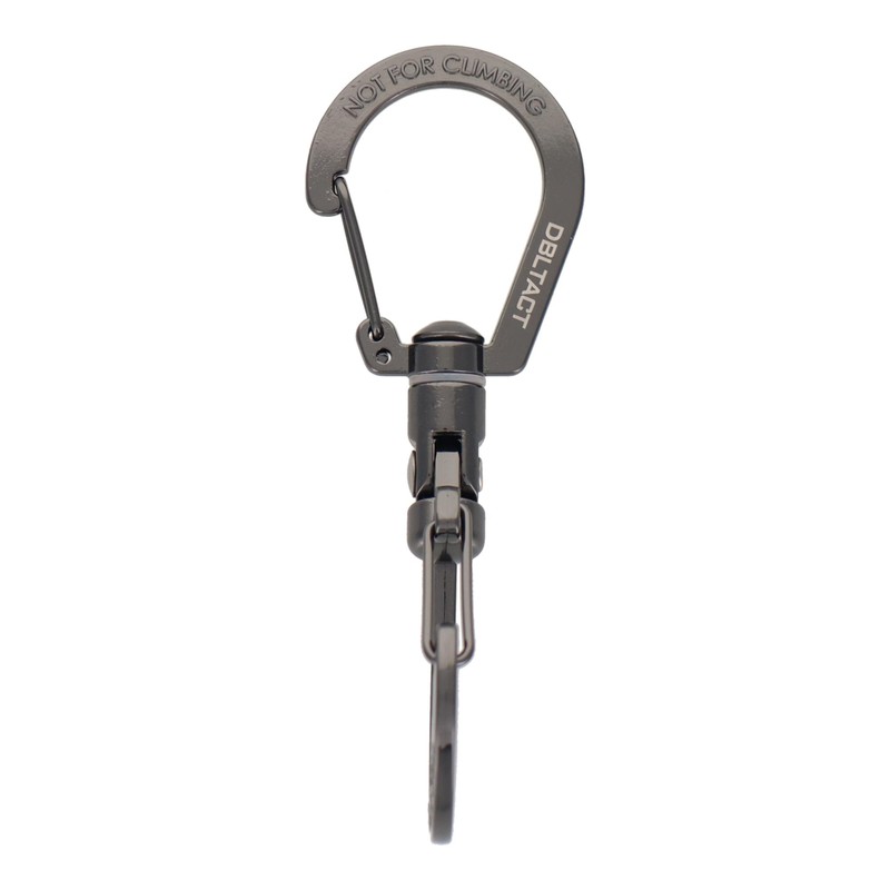 DBLTACT DT-KSU-100G S-Shaped Universal Carabiner 3.9 inches (100 mm) Gunmetal