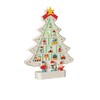 Noma Wooden Christmas Tree with Colour Changing LEDs, 31 cm