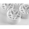 MRC Large Diameter Wheel Diameter 54mm 4pcs White