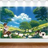 Tingjoo Emerald Isle Theme Vbs Backdrop 9 x 6 ft