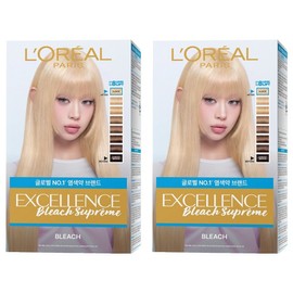 L'Oréal Paris Excellence Bleach Supreme Less Damaging Bleach, 174g, 2 Pieces / 로레알파리 엑셀랑스 블리치 슈프림 손상적은 탈색제, 174g, 2개
