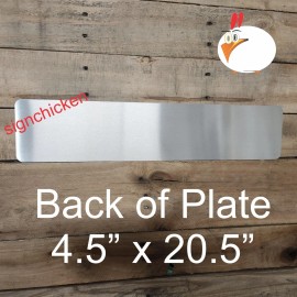 CURACAO, European EEC Aluminum License Plate Custom