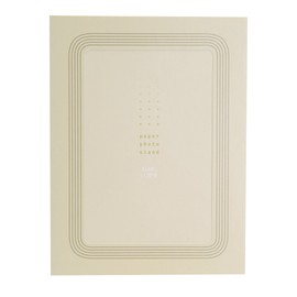 Chikuma 09200-1 Photo Frame Paper Photo Stand Postcards Line Cream